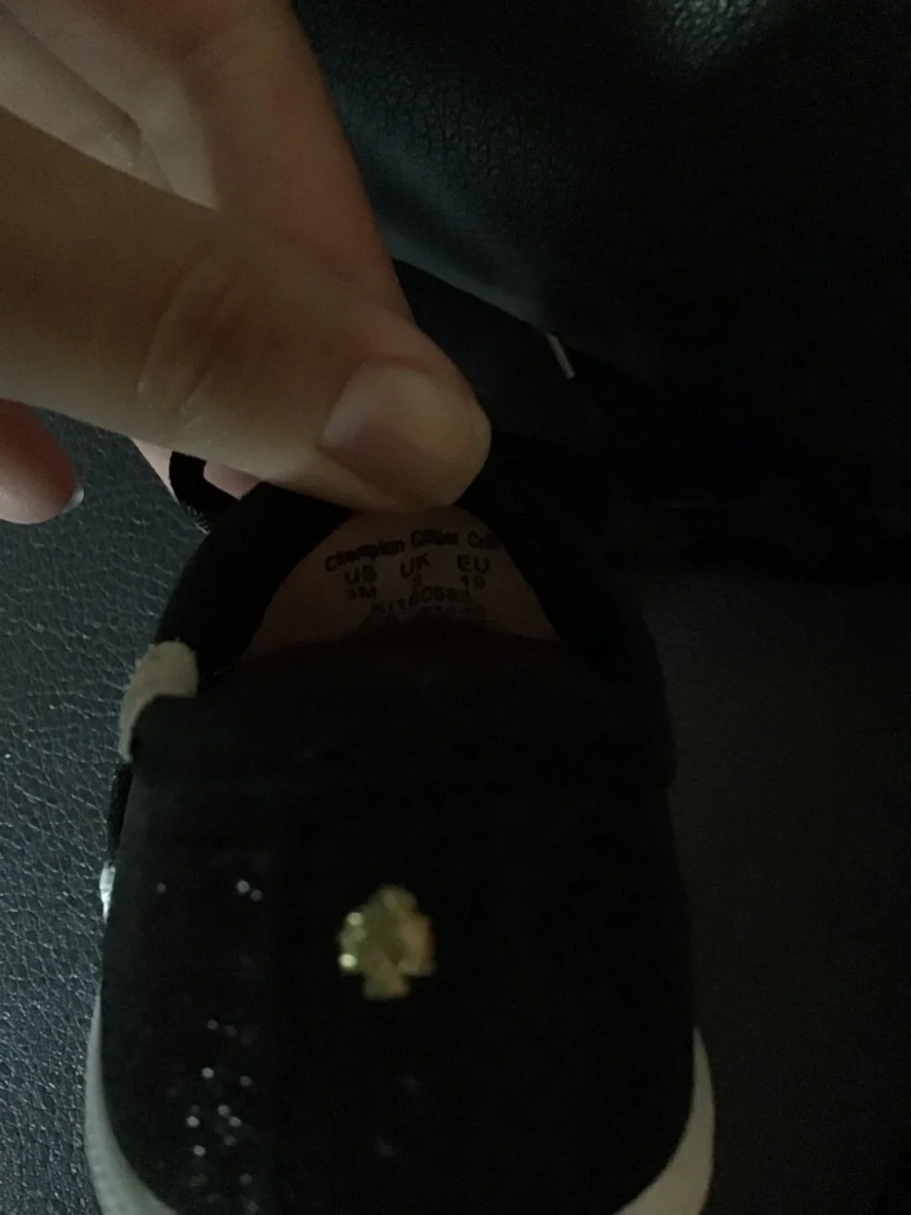 Kate Spade Keds, Baby Black Glitter Lace-Up Sneakers
